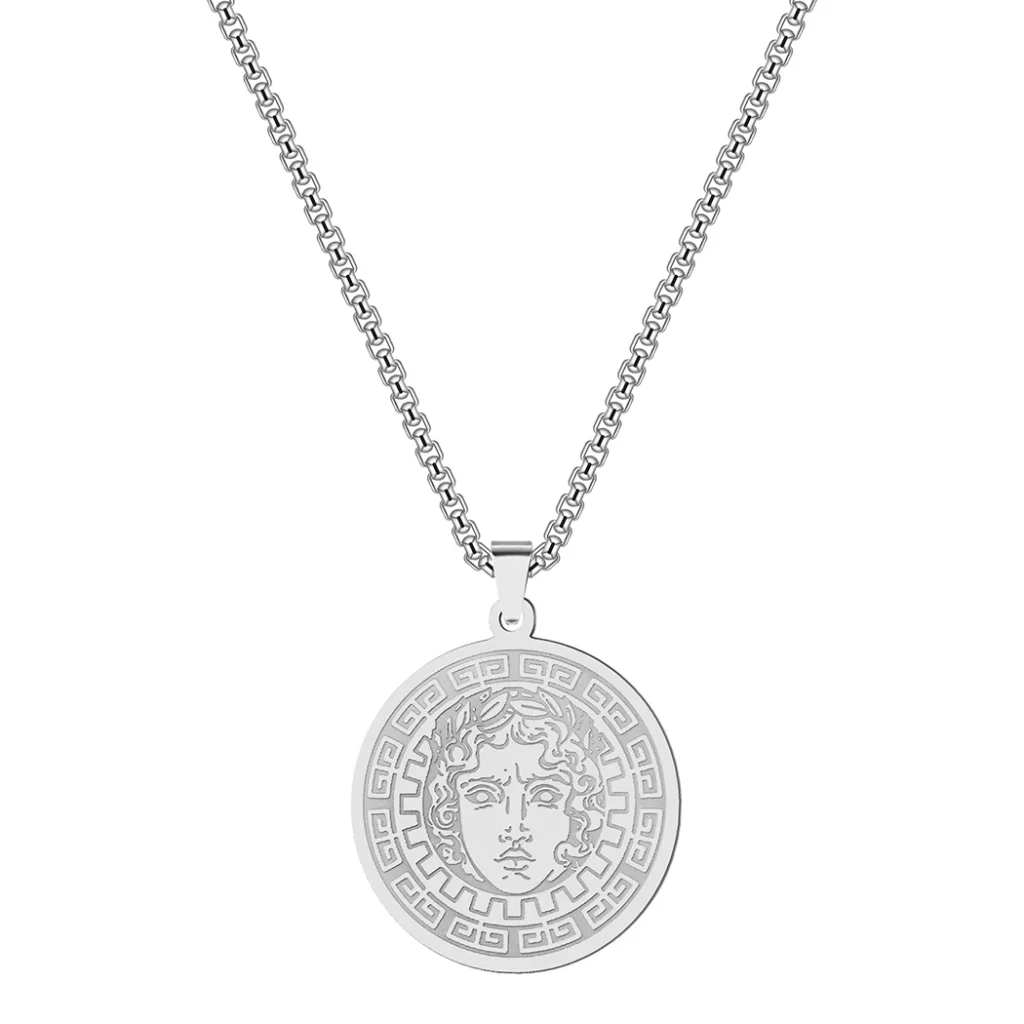 Colar Apolo – Em Aço Inoxidável Inspirado na Mitologia Grega